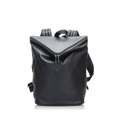 Bottega Veneta B Bottega Veneta Black Calf Leather Beak Backpack Italy