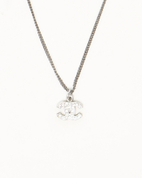 Chanel Coco Mark Rhinestone Necklace