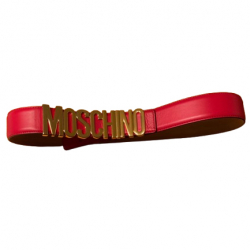 Moschino Logo lettering belt