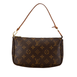 Louis Vuitton AB Louis Vuitton Brown Monogram Canvas Canvas Monogram Pochette Accessoires France