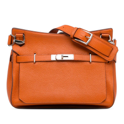 Hermès B Hermès Orange Calf Leather Clemence Jypsiere 28 France