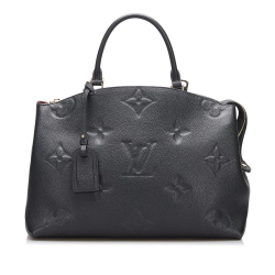 Louis Vuitton AB Louis Vuitton Black Monogram Empreinte Leather Giant Palais France