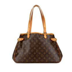 Louis Vuitton B Louis Vuitton Brown Monogram Canvas Canvas Monogram Batignolles Horizontal Spain