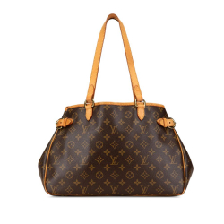 Louis Vuitton B Louis Vuitton Brown Monogram Canvas Canvas Monogram Batignolles Horizontal France