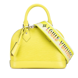 Louis Vuitton AB Louis Vuitton Yellow Epi Leather Leather Epi Alma BB France