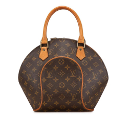 Louis Vuitton B Louis Vuitton Brown Monogram Canvas Canvas Monogram Ellipse PM France