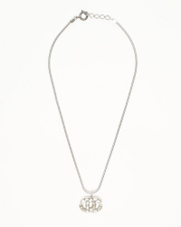 Chanel Coco Mark Rhinestone Necklace