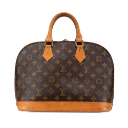 Louis Vuitton AB Louis Vuitton Brown Monogram Canvas Canvas Monogram Alma PM France