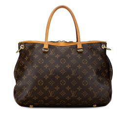 Louis Vuitton B Louis Vuitton Brown Monogram Canvas Canvas Monogram Pallas MM France