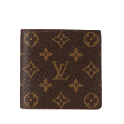 Louis Vuitton B Louis Vuitton Brown Monogram Canvas Canvas Monogram Portefeuille Marco Wallet Spain