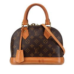 Louis Vuitton AB Louis Vuitton Brown Monogram Canvas Canvas Monogram Alma BB France