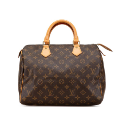 Louis Vuitton AB Louis Vuitton Brown Monogram Canvas Canvas Monogram Speedy 30 France