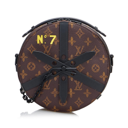 Louis Vuitton AB Louis Vuitton Brown Monogram Canvas Canvas Monogram Wheel Box Italy