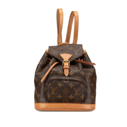 Louis Vuitton B Louis Vuitton Brown Monogram Canvas Canvas Monogram Mini Montsouris France