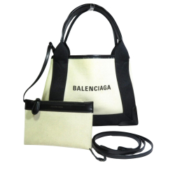 Balenciaga Navy Cabas