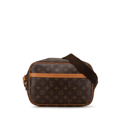 Louis Vuitton B Louis Vuitton Brown Monogram Canvas Canvas Monogram Reporter PM France