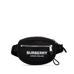 Burberry AB Burberry Black Nylon Fabric Logo Cannon Belt Bag China