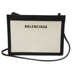 Balenciaga Navy pouch