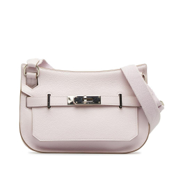 Hermès AB Hermès Pink Light Pink Calf Leather Mini Evercolor Jypsiere France