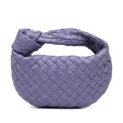 Bottega Veneta B Bottega Veneta Purple Violet Nappa Leather Leather Mini Nappa Intrecciato Jodie Italy