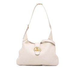 Gucci AB Gucci White Ivory Calf Leather Medium Aphrodite Crossbody Italy