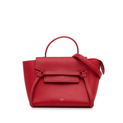 Celine B Celine Red Calf Leather Mini Belt Bag Italy