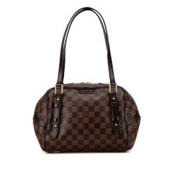 Louis Vuitton B Louis Vuitton Brown Damier Canvas Canvas Damier Ebene Rivington PM France