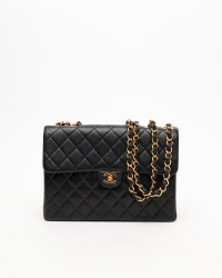 Chanel Classic Jumbo Double Chain Single Flap Bag