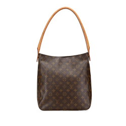 Louis Vuitton AB Louis Vuitton Brown Monogram Canvas Canvas Monogram Looping GM France