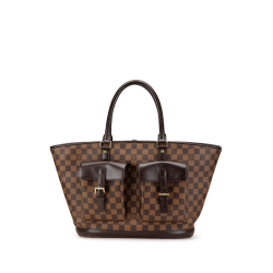 Louis Vuitton B Louis Vuitton Brown Damier Canvas Canvas Damier Ebene Manosque GM France