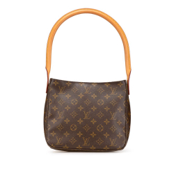 Louis Vuitton AB Louis Vuitton Brown Monogram Canvas Canvas Monogram Looping MM France