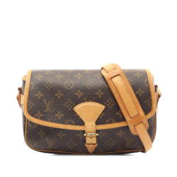 Louis Vuitton B Louis Vuitton Brown Monogram Canvas Canvas Monogram Sologne France