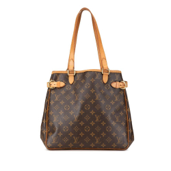 Louis Vuitton B Louis Vuitton Brown Monogram Canvas Canvas Monogram Batignolles Vertical Tote Spain