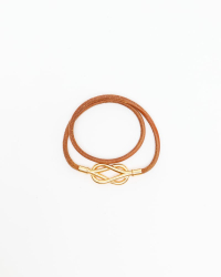 Hermès Atame Leather Double Bracelet