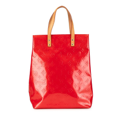 Louis Vuitton B Louis Vuitton Red Vernis Leather Leather Monogram Vernis Reade MM France