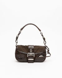 Prada Buckle Shoulder Bag