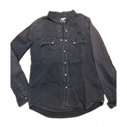 ba&sh Chemise jeans marine