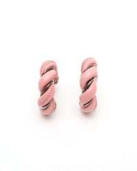 Bottega Veneta Twisted Hoop Earrings