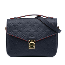 Louis Vuitton AB Louis Vuitton Blue Navy Monogram Empreinte Leather Pochette Metis Spain