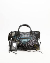 Balenciaga Classic Motocross City Graffiti Bag