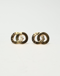 Celine Céline Circle Logo Clip-on Earrings