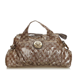 Gucci GG Crystal Coated Canvas Hysteria Handbag