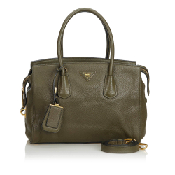 Prada Vitello Daino Leather Handbag