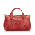 Balenciaga B Balenciaga Red Leather Motocross Giant Brogues Work Bag ITALY