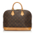 Louis Vuitton B Louis Vuitton Brown Monogram Canvas Canvas Monogram Alma PM France