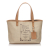 Bvlgari AB Bvlgari Brown Canvas Fabric Collezione Tote Bag Italy