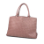 Bottega Veneta AB Bottega Veneta Pink Lambskin Leather Leather Intrecciato Tote Italy