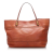 Gucci B Gucci Red Calf Leather Bamboo Crafty Tote Bag Italy