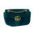 Gucci Velvet shoulder bag GG Marmont