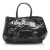 Prada B Prada Black Patent Leather Leather Bow Tote Bag Italy